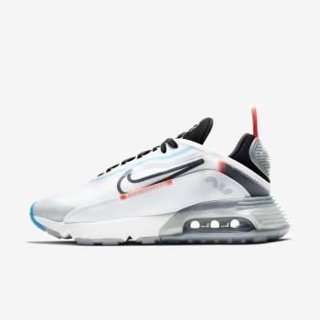 Nike Air Max 2090 - Női Utcai Cipő - Fehér/Platina/Világos Piros/Fekete